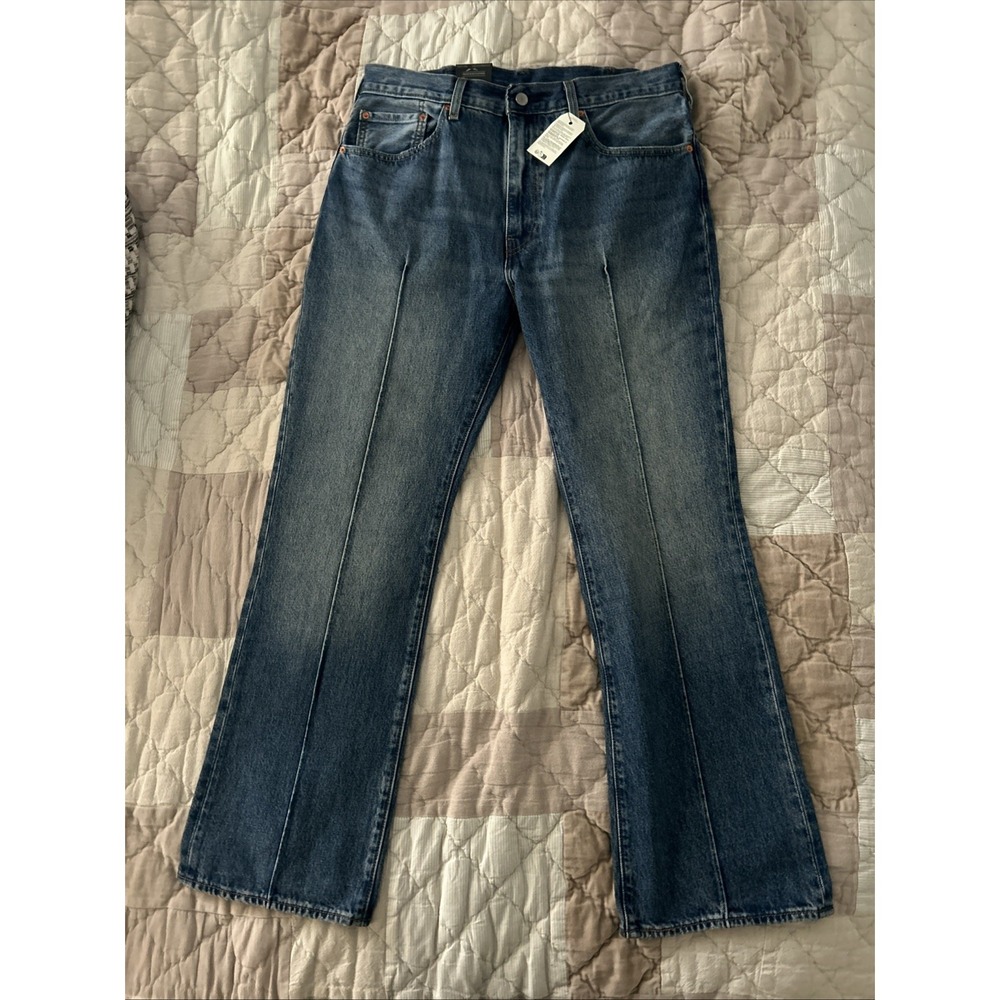 Levis 517 Bootcut Jeans Men 36x32 Blue Denim Classic Western Workwear Cowboy